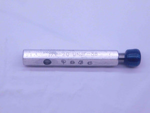 1/2 20 UNJF 3B BEFORE PLATE THREAD PLUG GAGE .5 .50 .500 NO GO ONLY P.D. = .4729 - DW35915LVR