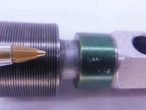1 1/8 32 UNS 1B THREAD PLUG GAGE 1.125 1.1250 GO NO GO P.D.'S = 1.1047 & 1.1121 - DW35921BY5