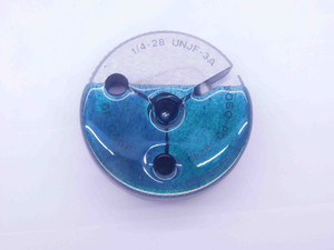 1/4 28 UNJF 3A THREAD RING GAGE .25 .250 .2500 NO GO ONLY P.D. = .2243 CHECK - DW35951LVR
