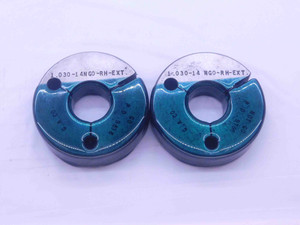 1.030 14 NGO RH EXT THREAD RING GAGES 1.3 GO NO GO P.D.'S = .9836 & .9796 3A - DW35957BY5