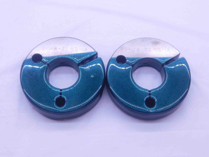 1 1/8 32 NS 1A SPECIAL THREAD RING GAGES 1.125 GO NO GO PD'S = 1.1056 & 1.0979 - DW35958BY5