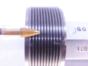 1 7/8 16 UN 3B THREAD PLUG GAGE 1.875 1.8750 GO NO GO P.D.'S = 1.8344 & 1.8396 - DW35968BN5