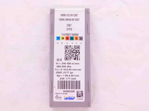 10pcs NEW ISCAR WNMG 432-GN IC907 TiAIN & TiN COATED CARBIDE TURNING INSERTS - EA1160BM5