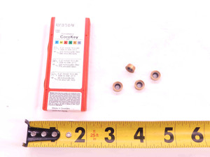 4pcs NEW SANDVIK RCKT 09 T3 00-PM 1030 TiAlN COATED CARBIDE MILLING INSERTS - EA1178BL5