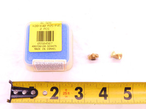 2pcs NEW ISCAR IDI 0512-SG IC 528 TiN CARBIDE REPLACEABLE DRILL TIP INSERTS - EA1219BM5