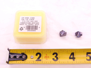 2pcs NEW ISCAR IDM 0492 IC908 CARBIDE REPLACEABLE DRILL TIP INSERTS COOLANT THRU - EA1229BM5