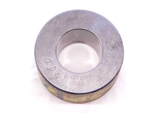 1.0830 CL X MASTER PLAIN BORE RING GAGE 1.0938 -.0108 1 3/32 27.508 mm 1.083 - NS0227BR5