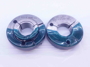 1 5/8 5 ACME 2G THREAD RING GAGES 1.625 GO NO GO P.D.'S = 1.5145 & 1.4931 CHECK - DW36001BU5