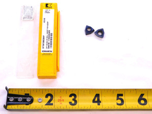 2pcs NEW KENNAMETAL DFT06T308D36HP KCU40 TiAlN & TiN CARBIDE DRILL INSERTS - NS0290BL5