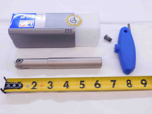 ISCAR 3/4 DIA. BALL NOSE INDEXABLE END MILL HCM D.75-A-L6.0-C.75 SINGLE FL .75 - NS0325BM5