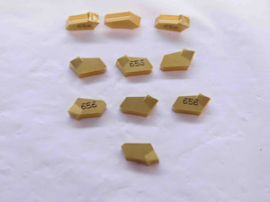 6pc NEW ISCAR GFR 4-80 IC630 TiN COATED CARBIDE CUTOFF INSERTS INDEXABLE TOOLING - NS0392BM5