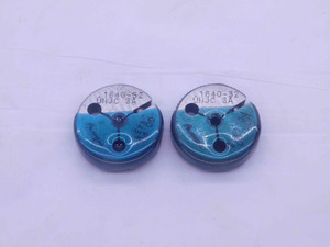 8 32 UNJC 3A THREAD RING GAGES #8 .164 .1640 GO NO GO P.D.'S = .1437 & .1415 - DW36046LVR