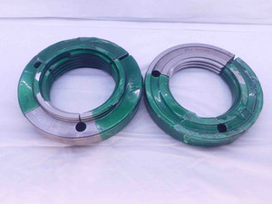 4" 4 UNC 2A THREAD RING GAGES 4.0 4. GO NO GO P.D.'S = 3.8342 & 3.8229 CHECK - DW36074BU5