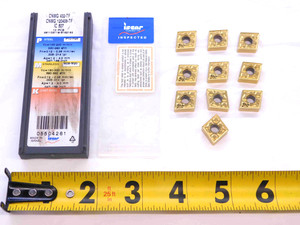 10pcs NEW ISCAR CNMG 432-TF IC507 TiCN & TiN COATED CARBIDE TURNING INSERTS - NS0433BM5
