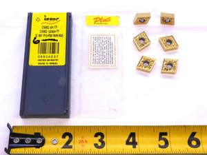 6pcs NEW ISCAR CNMG 431-TF IC507 TiCN & TiN COATED CARBIDE TURNING INSERTS - NS0435BM5