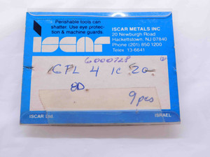 9pcs NEW ISCAR GPL 4 8D IC20 CARBIDE CUTOFF INSERTS FOR INDEXABLE TOOLING - NS0461BM5