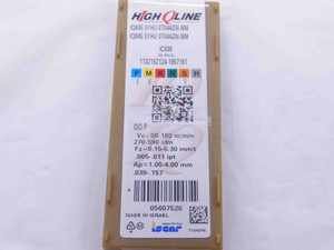 10pcs NEW ISCAR IQ845 SYHU 0704ADN-MM IC830 AlTiN & TiN COATED CARBIDE INSERTS - NS0479BM5