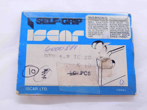 10pcs NEW ISCAR GTN 4.8 IC20 CARBIDE CUTOFF INSERTS FOR INDEXABLE TOOLING - NS0492BM5