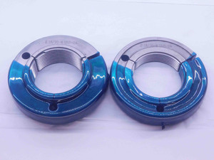 2 13/16 8 UNS 2A THREAD RING GAGES 2.8125 GO NO GO P.D.'S = 2.7291 & 2.7216 - DW36084BU5