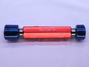 1 1/16 18 UNEF 3B THREAD PLUG GAGE 1.0625 GO NO GO P.D.'S = 1.0264 & 1.0310 - BL2708BU