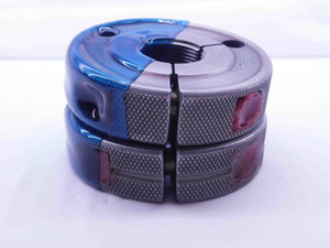 CERTIFIED 7/8 20 UNEF 2A THREAD RING GAGES .875 GO NO GO P.D.'S = .8412 & .8368 - DW36023TLC