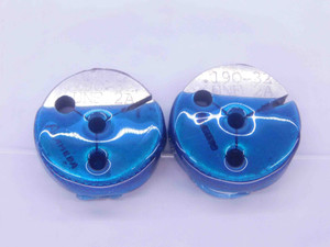 CERTIFIED 10 32 UNF 2A THREAD RING GAGES #10 .190 GO NO GO PD'S = .1688 & .1658 - DW36038TLC