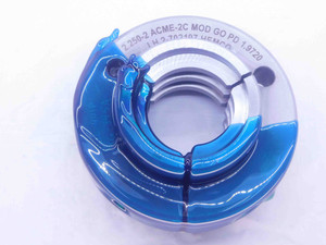 2 1/4 2 ACME 2C LEFT HAND MODIFIED THREAD RING GAGE 2.25 2 GO ONLY P.D. = 1.9720 - DW36095BU5