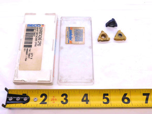 3pcs NEW SECO 22NR5STACME CP50 TiN COATED CARBIDE LAYDOWN THREADING INSERTS - NS0574BU5