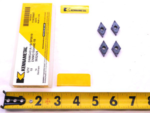 4pcs NEW KENNAMETAL DNMG431A-1B SP8019 AlTiN COATED CARBIDE TURNING INSERTS - NS0589BU5
