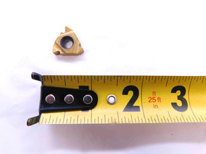 3pcs NEW SECO 22NR5API404 CP500 TiN COATED CARBIDE LAYDOWN THREADING INSERTS - NS0591BU5