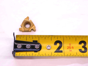 3pcs NEW SECO 22ER5.0TR CP50 TiN COATED CARBIDE LAYDOWN THREADING INSERTS - NS0592BU5