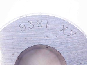 .9361 CL XX MASTER PLAIN BORE RING GAGE .9375 -.0014 UNDERSIZE 15/16 23.777 mm - NS0697SLW