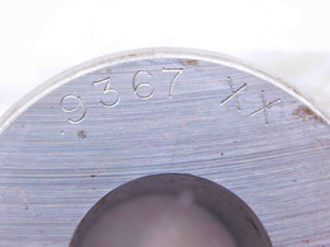 .9367 CL XX MASTER PLAIN BORE RING GAGE .9375 -.0008 UNDERSIZE 15/16 23.792 mm - NS0721SLW