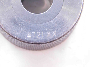 .4721 CL XX CARBIDE MASTER PLAIN BORE RING GAGE .4688 +.0033 15/32 12 mm CHECK - NS0732SLW