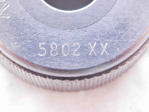 .5802 CL XX CARBIDE MASTER PLAIN BORE RING GAGE .5781 +.0021 37/64 14.737 mm - NS0791SLW