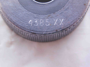 .4385 CL XX CARBIDE MASTER PLAIN BORE RING GAGE .4375 +.0010 OVERSIZE 7/16 11 mm - NS0803SLW