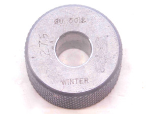 .5012 MASTER PLAIN BORE RING GAGE .5000 +.0012 OVERSIZE 1/2 12.730 mm CHECK - NS0806SLW