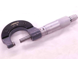 0 TO 1" MECHANICAL OUTISDE MICROMETER 0.0001" GRADUATION MIC 0.000 - 1.000  - EA1399LVR