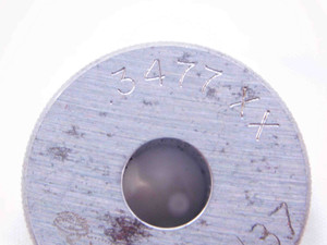 .3477 CLASS XX MASTER PLAIN BORE RING GAGE .3438 +.0039 OVERSIZE 11/32 9 mm - NS0829SLW