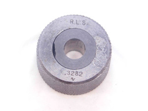 .3282 CARBIDE MASTER PLAIN BORE RING GAGE .3281 +.0001 UNDERSIZE 21/64 8.336 mm - NS0857SLW
