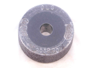 .2539 CL X CARBIDE MASTER PLAIN BORE RING GAGE .2500 +.0039 1/4 6.449 mm CHECK - NS0878SLW