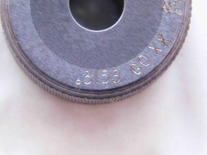 .3153 CL XX CARBIDE MASTER PLAIN BORE RING GAGE .3125 +.0028 OVERSIZE 5/16 8 mm - NS0879SLW