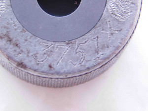 .3751 CL X CARBIDE MASTER PLAIN BORE RING GAGE .3750 +.0001 3/8 9.528 mm CHECK - NS0894SLW