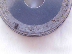 .3745 CL Y CARBIDE MASTER PLAIN BORE RING GAGE .3750 -.0005 3/8 9.512 mm CHECK - NS0919SLW