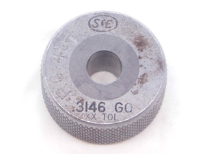 .3146 CL XX CARBIDE MASTER PLAIN BORE RING GAGE .3125 +.0021 OVERSIZE 5/16 8 mm - NS0944SLW