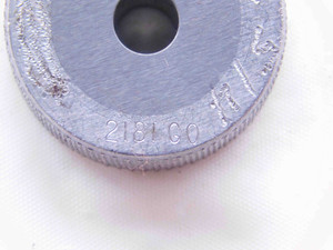 .2181 CARBIDE MASTER PLAIN BORE RING GAGE .2188 -.0007 UNDERSIZE 7/32 5.540 mm - NS0946SLW