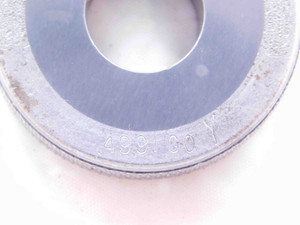 .4991 CL Y CARBIDE MASTER PLAIN BORE RING GAGE .5000 -.0009 1/2 12.677 mm CHECK - NS0975SLW