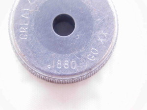 .1880 CL XX CARBIDE MASTER PLAIN BORE RING GAGE .1875 +.0005 3/16 4.775 mm .188 - NS0976SLW