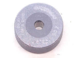 .1879 CL X CARBIDE MASTER PLAIN BORE RING GAGE .1875 +.0004 3/16 4.773 mm CHECK - NS0986SLW