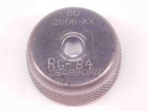 .2506 CLASS XX MASTER PLAIN BORE RING GAGE .2500 +.0006 OVERSIZE 1/4 6.365 mm - NS1012SLW